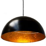 Devotion Black & Gold Leaf Spiral Dome